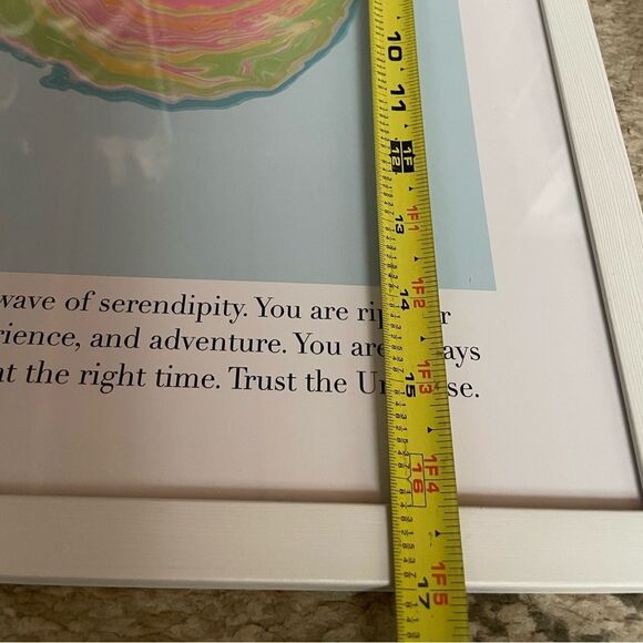 Framed Inspirational “Alignment” “222” Bohemian Art Print w/Abstract Design - Picture 12 of 12